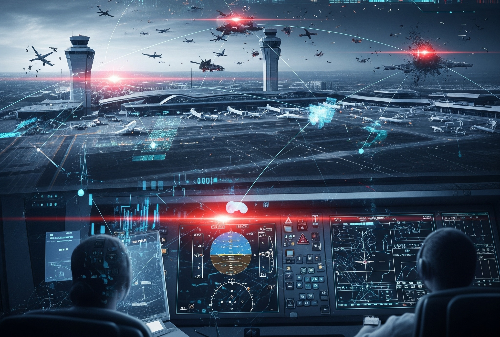 Airline cyber attack