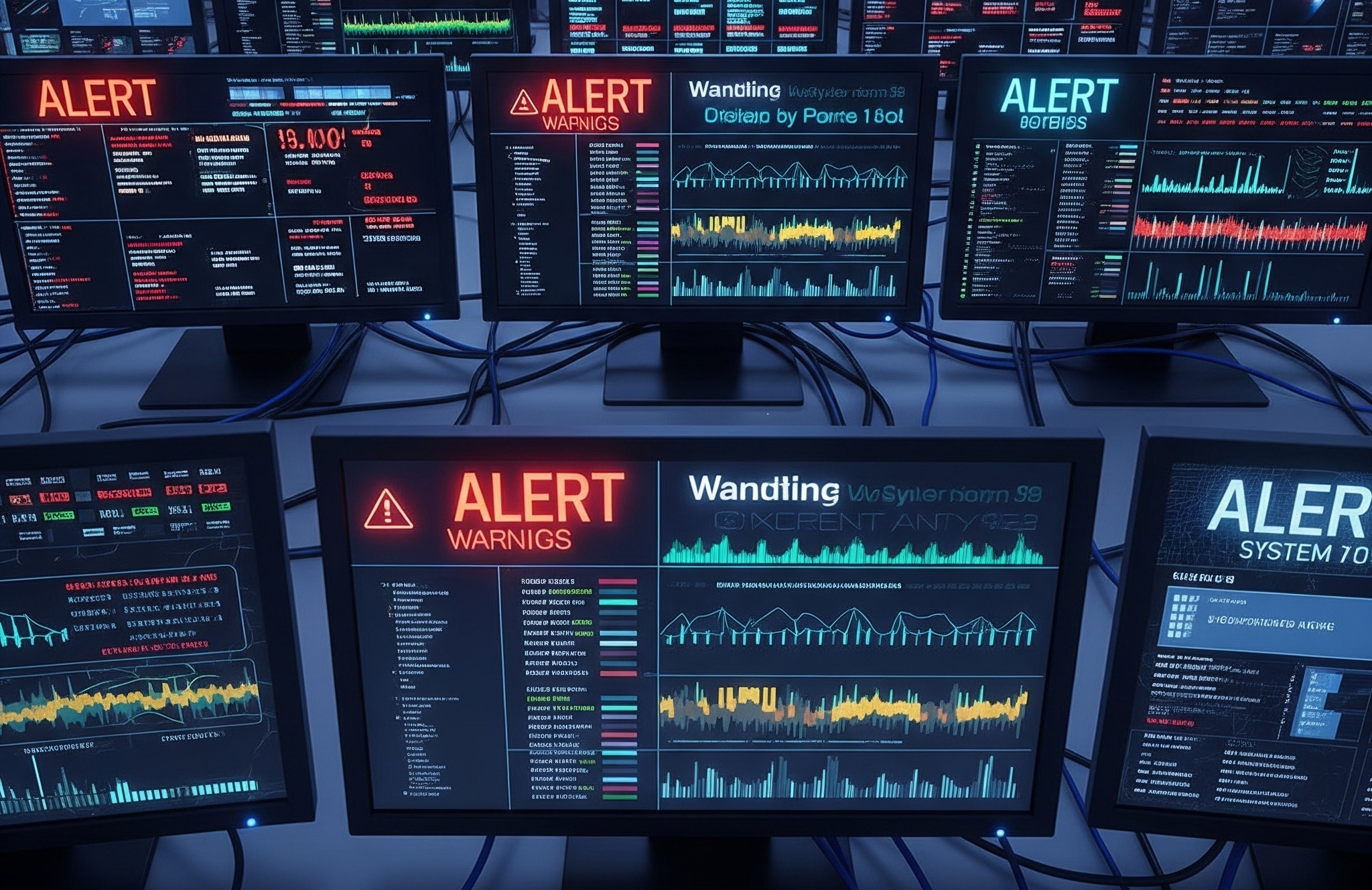 Alerts on PCs demonstrating MSSP issues with cyber